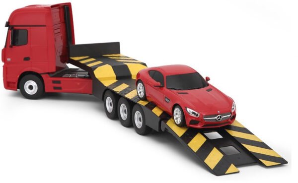 1 11244 Mercedes-Benz Actros with carriage 1:24 RTR 2.4GHz (battery, charger) - red