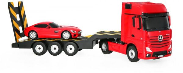 1 11245 Mercedes-Benz Actros with carriage 1:24 RTR 2.4GHz (battery, charger) - red