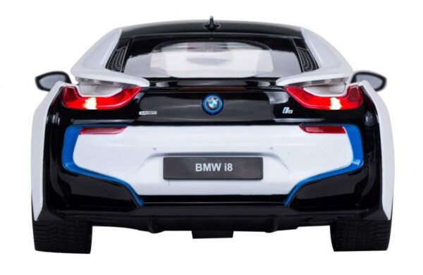 1 11282 RC automobilis BMW i8 1:14 2.4GHz RTR (maitinamas AA baterijomis) - baltas