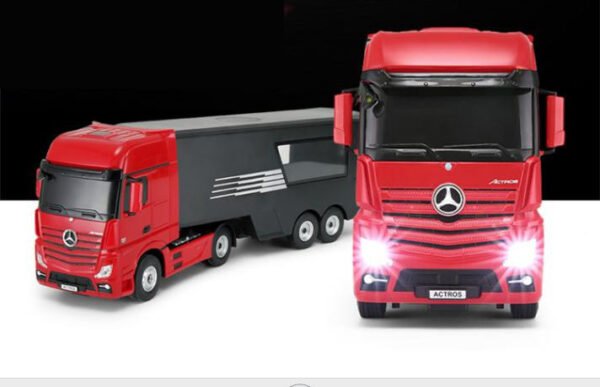 1 11339 Mercedes-Benz Actros with load truck 1:26 2.4GHz RTR (AA powered) - red