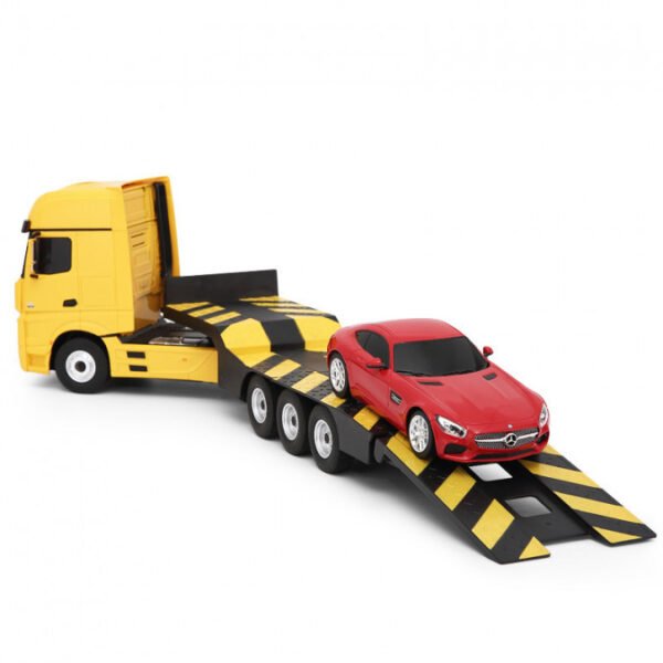 1 11349 Mercedes-Benz Actros tow truck 1:26 RTR (AA batteries) - yellow