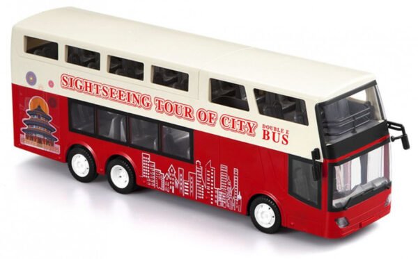 1 11384 Double-decker bus - red