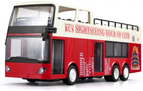1 11385 Double-decker bus - red