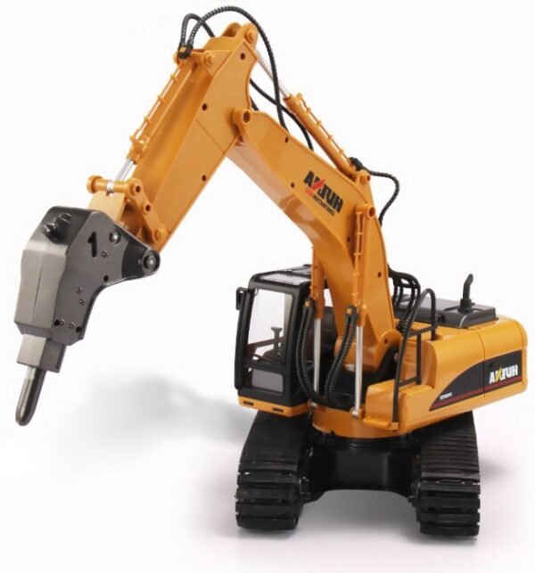 1 11548 Tracked Excavator with Breaker, Alloy 1:14 16CH 2.4GHz RTR