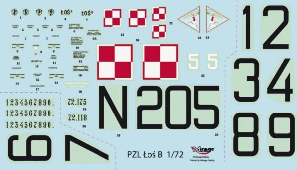 1 11710 PZL-37B "ŁOŚ" Lenkijos bombonešis