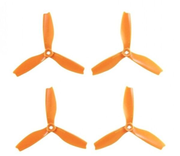 HQ Prop Triple 5X4X3 orange (2xCW+2xCCW) – fiberglass