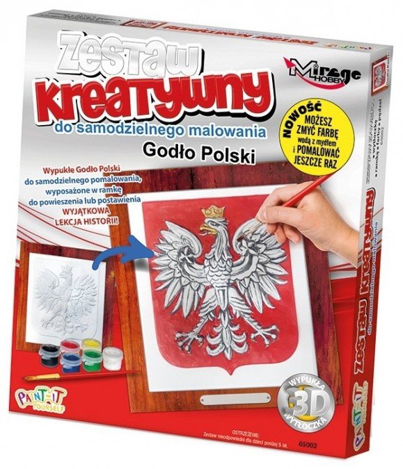 POLAND – 3D painting – Coat of Arms of Poland