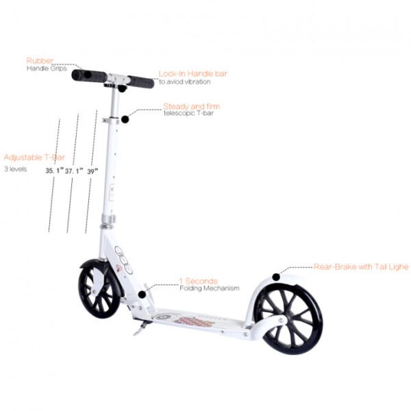 1 14754 Foldable scooter ALS-Y3 - white