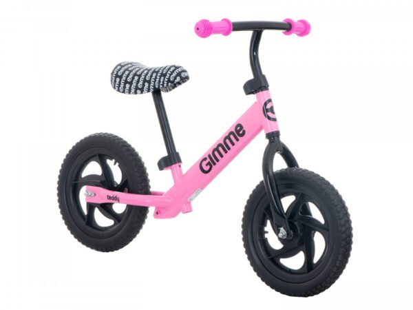 1 14841 Balance Bike Teddy (wheels 11 "eva foam, age 3+, light frame) - Pink