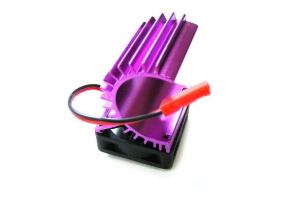 Heat sink & fan for class 380-400 motors – purple