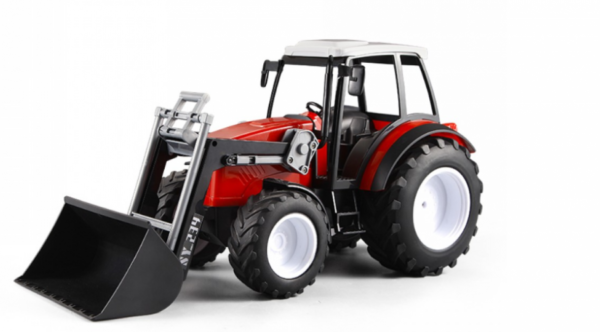 Tractor with Loader 1:16 (manual lifted and lowered loader)